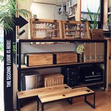 diyベンチ 矢印 見せる収納 木工 ikea などのインテリア実例 2015 08 21 09 37 17 roomclip ルームクリップ インテリア 収納 キッチン 収納棚 diy リビング インテリア