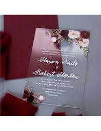 Si ces articles et photos sur le thème modele carte invitation mariage word vous. Faire Part Mariage Acrylique Fleuri Modele 6
