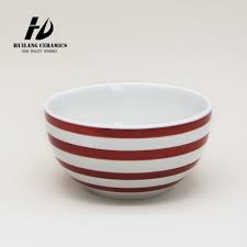 Free shipping* more like this more options. Red And White Stripes Small Ceramic Rice Bowl Buy Cheap White Ceramic Bowl Ceramic Decorative Bowls Cheap Price Ceramic Bowls Product On Alibaba Com