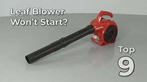 Top Reasons Leaf Blower Won T Start Leaf Blower Troubleshooting Youtube
