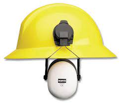 North Safety Em7209 Intruder Cap Mounted Earmuff Wire Arm For Full Brim Hard Hats