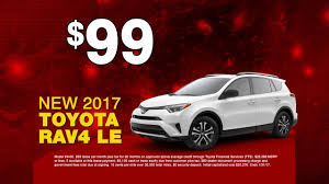 Knowing some insider strategies for leasing can greatly reduce your cost and customize the lease agreement to your personal needs. 2017 Toyota Rav4 Le 99 Lease Per Month Youtube