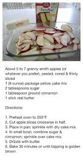 Yummy Easy Apple Cake Wonder If I Can Substitute Something For The Butter Dump Cake Recipes Easy Apple Cake Cake Mix Desserts