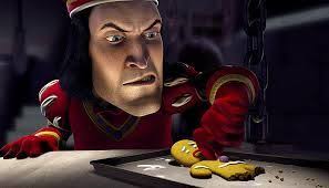 Shrek S Prince Farquaad Torturing The Gingerbread Man Is Both Hilarious Due To The Dialogue Between The Two And Yet It Is Shrek Character Lord Farquaad Shrek
