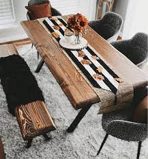 Solid Wood Dining Table Asya Natural Wooden Table Metal Leg Kitchen Table Rustic Table Farmhouse Table Wood Office Table Solid Wood Dining Table Metal Dining Table Rustic Kitchen Tables