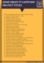 Healthcare (mph), nursing (msn, dnp), mba, computer science, leadership, engineering examples of capstone projects for nursing and other disciplines. Pick Real Capstone Project Topics For Cse