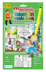 Doowell Activity Charts Magnetic Jack And The Beanstalk Colour In Comic Book