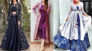 Long Jacket Designs For Wedding Functions Long Jacket With Kurti P Long Traditional Indian Dress Latest Wedding Dresses Indian Long Jackets For Women