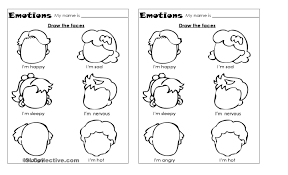 Emotions Printable Preschool Worksheets Worksheets Free Emotions