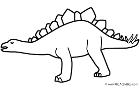 It's free to download our stegosaurus coloring pages. Stegosaurus Coloring Page Birthday