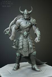 Tryndamere League Of Legends Fan Art Eric Danneskjold On Artstation At Https Www Artstation Com Artwork Tecnicas De Desenho Software De Desenho Estatuetas
