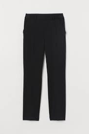 Ted baker pantalon chino slim et élégant à petits pois. Pantalon Cigarette Noir Femme H M Ch