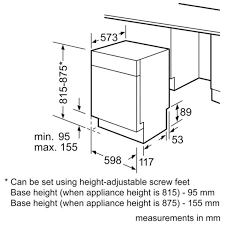 Dimensions of dishwashers are determined by the opening size they're made to fit, rather than the measurements of the dishwasher. Dishwasher Photo And Guides Dishwasher Dimensions In Feet