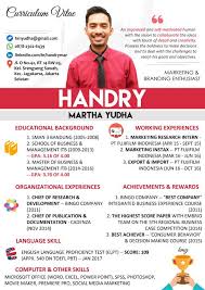 Contoh Cv Bahasa Inggris Riwayat Hidup Creative Cv Template Cv Kreatif