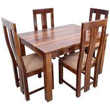 Decorate your home with stylish designs & quality products at honest prices. Brown Rectangle Wooden 4 Seater Dining Table Set Rs 16000 Set Id 21076783491
