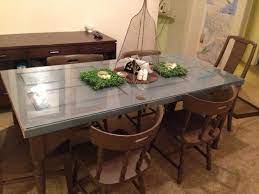 Ameriwood home parsons coffee table, espresso. Made Our Dining Room Table Out Of An Old Door Door Dining Table Dining Room Table Dining Table
