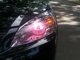 Pink Headlight How To Clean Headlights Car Accessories For Women Luxury Motor