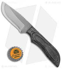 Anza Knives JWK-4 M Fixed Blade Knife Blk Micarta - Blade HQ