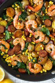 Thoroughly drain and pat the shrimp dry using paper towels. Shrimp Boil Flavorful Skillet Version Cooking Classy