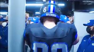 Blackout now free on android and. Byu Te Matt Bushman Unveils Alternate Black Uniforms For Sdsu Game Ksl Sports