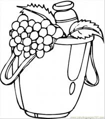 You can download all of our printable coloring pages for free and color the day away. Fresh Grapes Coloring Page For Kids Free Ready Meals Printable Coloring Pages Online For Kids Coloringpages101 Com Coloring Pages For Kids