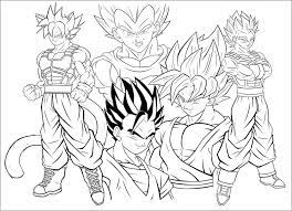 As seen in the fourth trailer for super dragon ball heroes (sdbh4), when xeno trunks goes super saiyan 3, he has the two thin bangs from his teen and adolescent versions, but the bangs are a little bit longer. Dragon Ball Z Coloring Pages Super Saiyan Coloringbay