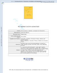 Pdf The Modified R Out Of M Control Chart Demetrios