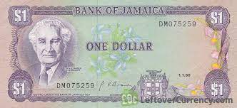 1 Jamaican Dollar Banknote Alexander Bustamante Exchange For Cash