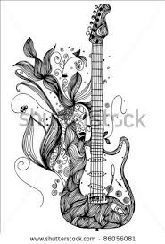 Tattoo For John Guitar Guitar Tattoo Design Musical Wall Art Music Tattoo Designs