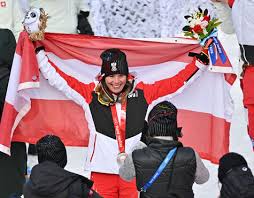 Die norwegerin mina fürst holtmann . Katharina Liensberger Rast Zu Olympia Silber Im Slalom Salzburg24