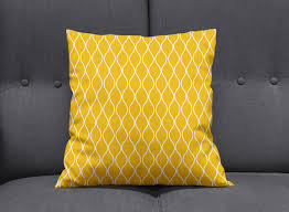Yellow Cushion Yellow Throw Pillow Modern Cushion Throw Etsy Yellow Throw Pillows Yellow Cushions Throw Pillows