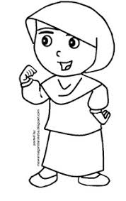 Aplikasi gambar mewarnai anak perempuan memiliki gambar gambar yang cantik membuat buku ini menjadi buku mewarnai terbaik dengan beragam pi. Contoh Gambar Mewarnai Wanita Berhijab Kataucap