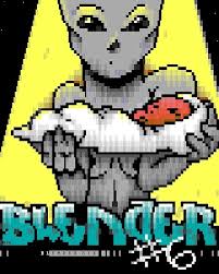 This Ansi By Minister Of Glue From The Millennial Blender 2000 Compo 6 Makes As Good An Excuse As Any To Announce That The Subjects Pixel Art Art Contest Art