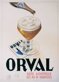 1920s Orval Beer Vintage Belgium Advert Poster Beer Advertising Beer Ad Beer Brewery
