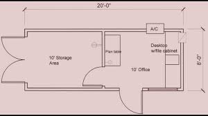 Storage container mounting location this storage container is a heavy plastic cup with a hinged lid and foam seal. Layout For 20x8 Storage Container Office Container Office Office Plan Container House