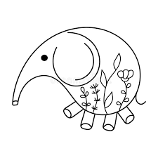 When the online coloring page has loaded, select a color and start clicking on the picture to color it in. Hand Drawn Cute Baby Elephant Coloring Pages Floral Pattern T Flowers And Plants Coloring Book For Children Stock Illustration Illustration Of Isolated Drawing 168126308