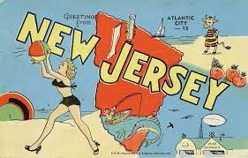 Greetings From New Jersey Vintage Postcards Travel Travel Postcard New Jersey Beaches