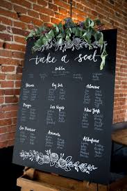 Pretty Meets Relaxed Countryside Wedding Blackboard