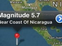 En costa rica hay … Temblor De Magnitud 5 7 Sacude El Pacifico De Nicaragua Y Causa Alarma