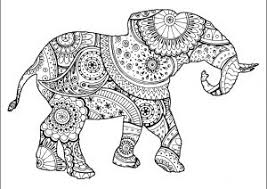 Download Elephants Coloring Pages For Adults