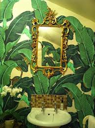 The print saw a rebirth with the opening of indochine in nyc's noho in 1984, attracting anyone from anna wintour to kate moss, andy warhol, madonna, diane von furstenberg, and calvin klein. Marvelous Martinique Banana Leaf Wallpaper Vs The Thrill Of Brazillance By Dorothy Draper The Glam Pad