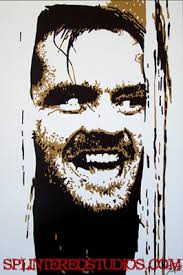 The Shining Here's Johnny Pop Art Painting