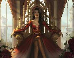 Image Result For Queen Red Dress Sitting On Throne Fantasy Art Character Inspiration Fantasy Inspiration Aug 3 2020 top 10 most controversial anime characters ever. fantasy art character inspiration