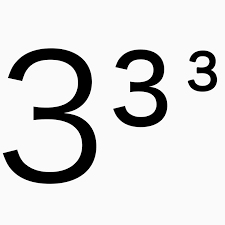 3 の 3 乗