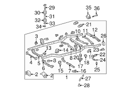Genuine 2005 toyota 4runner parts have been engineered to meet toyota's safety, reliability, and functionality standards. Frame Components For 2005 Toyota 4runner Mcgeorge Toyota Parts