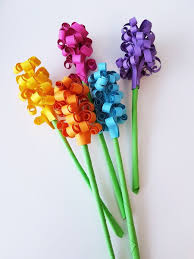 Hyazinthen Aus Papier Basteln Diy Blumen Fur Den Fruhling Blumen Basteln Fruhlingsblumen Basteln Basteln Mit Papier