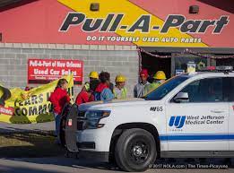 We also buy old or junk cars for cash and provide free towing. Crews Battle 3 Alarm Fire At Pull A Part Salvage Yard In Harvey Traffic Nola Com