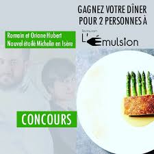 Concours Magazine Exquis Restaurant L Emulsion 1 Etoile Michelin Jusqu Au 1er Juin 2018 Gagnez Votre Diner Etoile Pour 2 Personnes Au Re In 2020 Food Breakfast