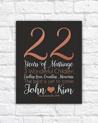 Personalized Anniversary Gifts 22 Years Copper Anniversary Etsy Personalized Anniversary Gifts 22nd Anniversary Gifts Anniversary Ideas For Him