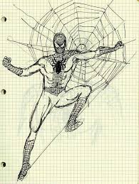 To do this, use a darker pencil, marker or ink. Will On Twitter Alternate Sketches By Philjimeneznyc From The Scene In Spider Man 2002 Where Peter Is Sketching Out The Spider Man Costume Https T Co Zumlw49pnb